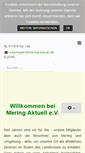 Mobile Screenshot of mering-aktuell.de